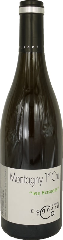 Laurent Cognard Les Bassets Montagny Premier Cru 2017 Front Bottle Shot