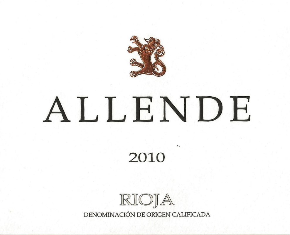 Finca Allende Rioja Allende 2010 Front Label
