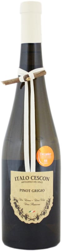 Italo Cescon Pinot Grigio 2021 Front Bottle Shot