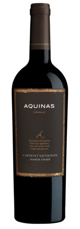 Aquinas Cabernet Sauvignon 2015 Front Bottle Shot
