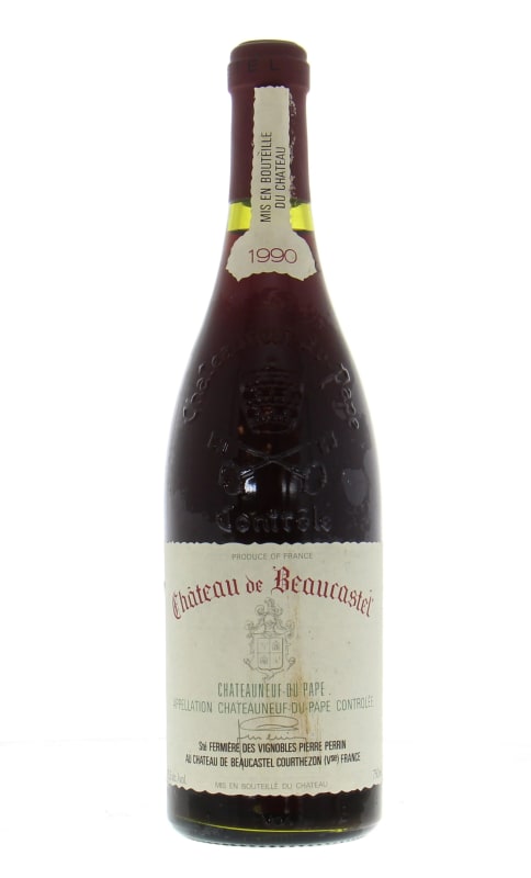 Chateau de Beaucastel Chateauneuf-du-Pape (1.5 Liter Magnum) 1990 Front Bottle Shot