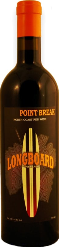 Longboard Point Break Red Blend 2015 Front Bottle Shot