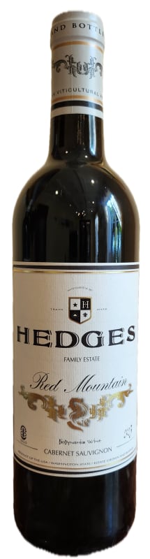 Hedges Family Estate Red Mountain Cabernet Sauvignon 2023 Front Bottle Shot
