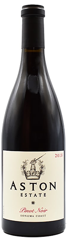 Aston Estate Pinot Noir 2018 Front Bottle Shot