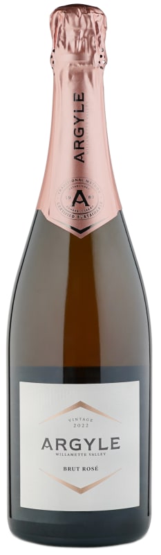 Argyle Vintage Brut Rose 2022 Front Bottle Shot