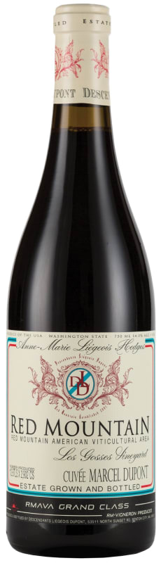 Hedges Family Estate DLD Les Gosses Vineyard Cuvee Marcel 2015 Front Bottle Shot