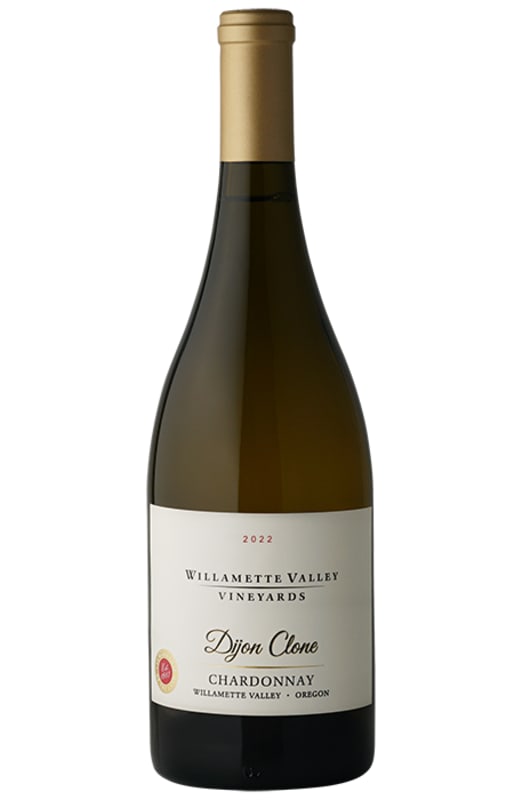 Willamette Valley Vineyards Dijon Clone Chardonnay 2022 Front Bottle Shot