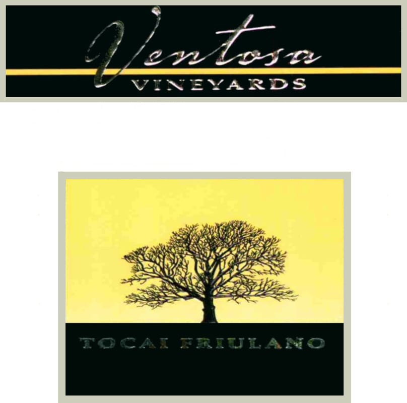 Ventosa Vineyards Tocai Friulano 2014 Front Label