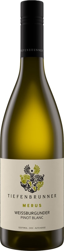 Tiefenbrunner Merus Pinot Bianco 2024 Front Bottle Shot