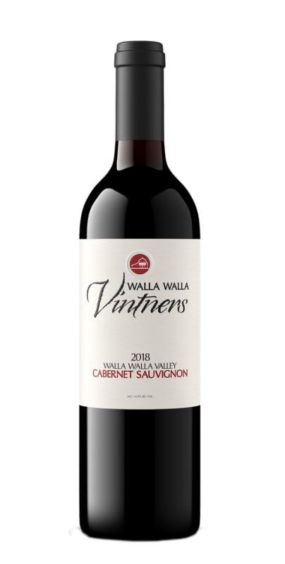 Walla Walla Vintners Cabernet Sauvignon 2018 Front Bottle Shot