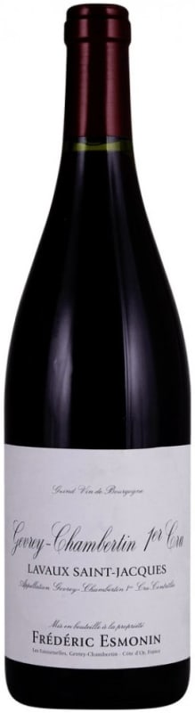 Frederic Esmonin Gevrey-Chambertin Lavaux Saint-Jacques Premier Cru 2021 Front Bottle Shot