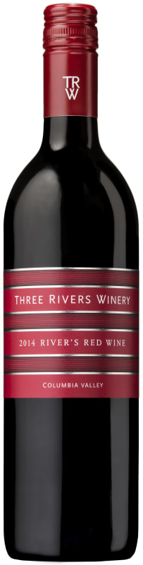 Three Rivers River's Red Blend 2014 Front Bottle Shot
