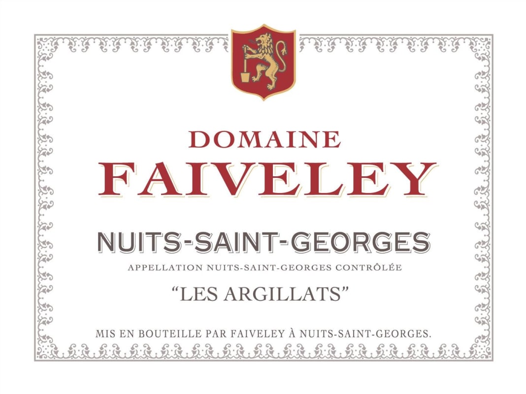 Faiveley Nuits-Saint-Georges Les Argillats 2012 Front Label