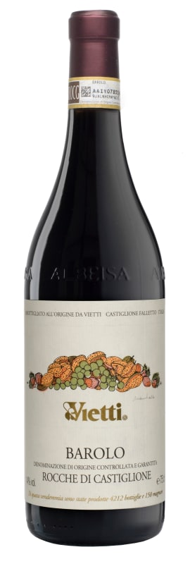 Vietti Barolo Rocche di Castiglione 2017 Front Bottle Shot
