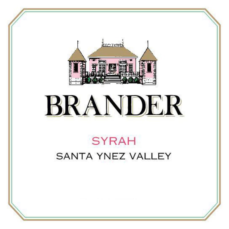 Brander Santa Ynez Valley Syrah 2017 Front Label