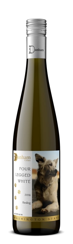 Dunham Cellars Four Legged White 2016 Front Bottle Shot