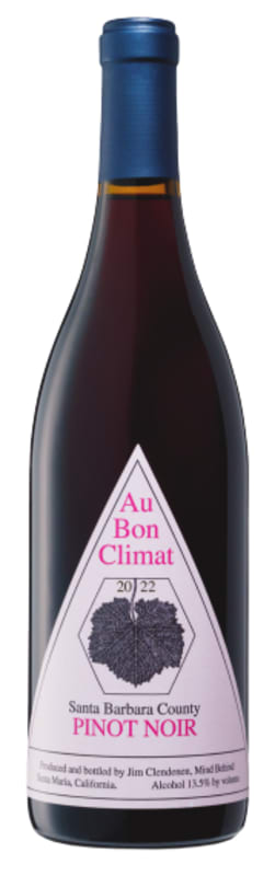 Au Bon Climat Santa Barbara Pinot Noir 2022 Front Bottle Shot