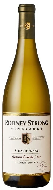 Rodney Strong Sonoma Chardonnay 2016 Front Bottle Shot