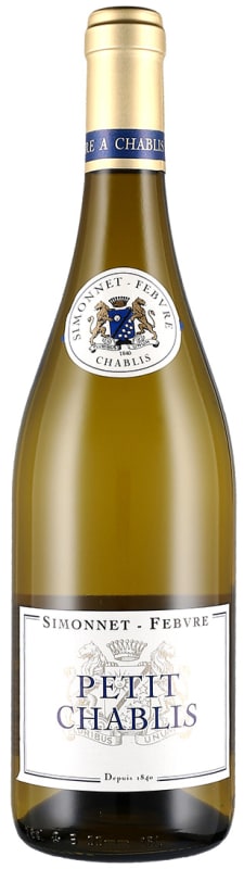 Simonnet-Febvre Petit Chablis 2018 Front Bottle Shot