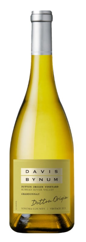 Davis Bynum Dutton Origin Chardonnay 2023 Front Bottle Shot