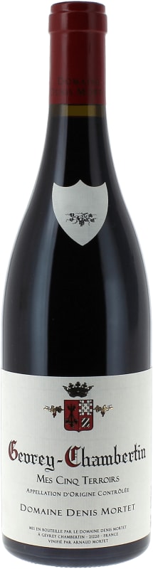 Denis Mortet Gevrey-Chambertin Mes Cinq Terroirs 2019 Front Bottle Shot