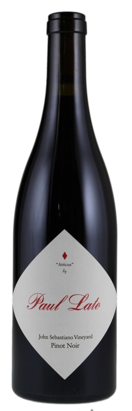 Paul Lato Atticus John Sebastiano Vineyard Pinot Noir 2018 Front Bottle Shot
