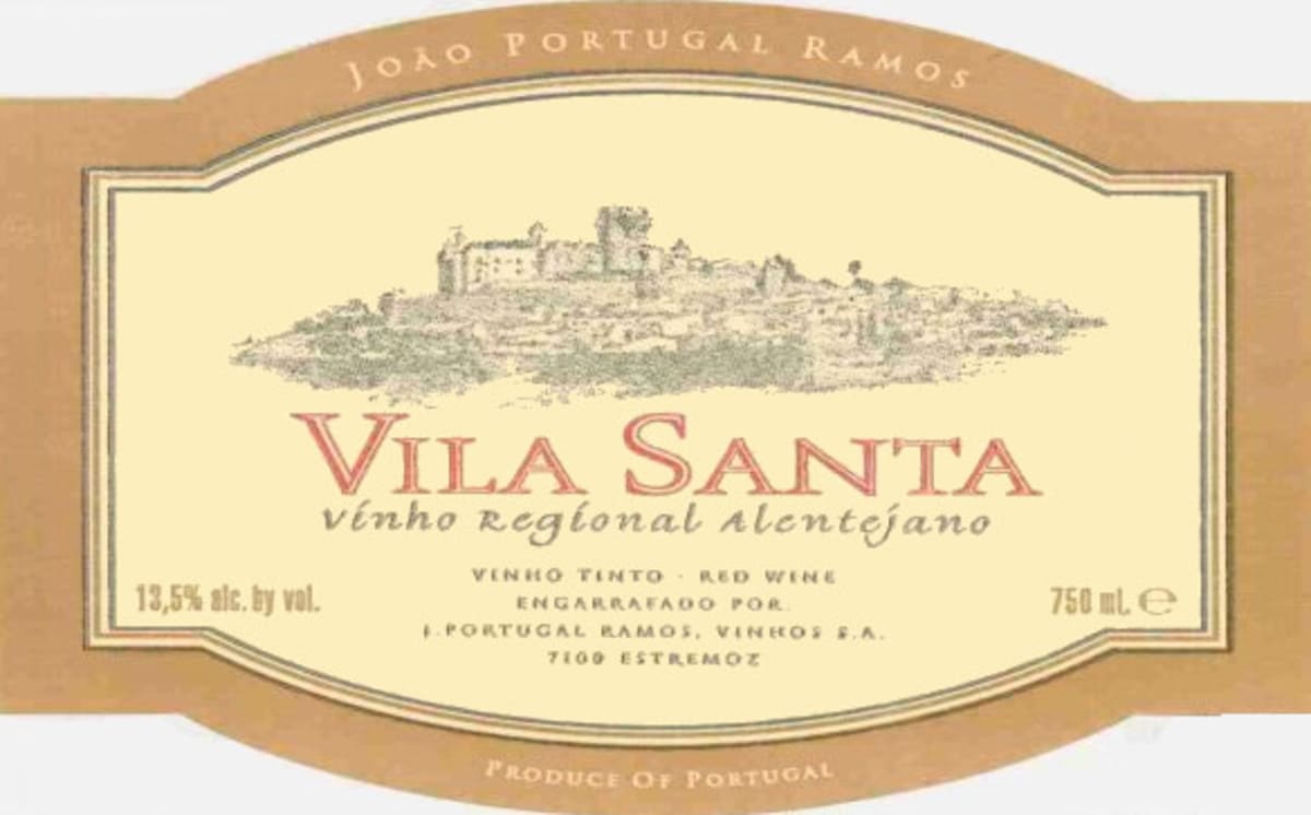 Joao Portugal Ramos Vila Santa 2002 Front Label