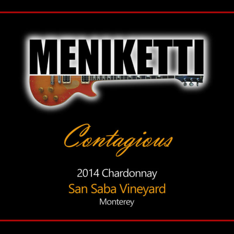 Meniketti San Saba Vineyard Contagious Chardonnay 2014 Front Label