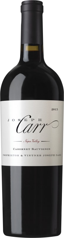 Joseph Carr Napa Valley Cabernet Sauvignon 2015 Front Bottle Shot