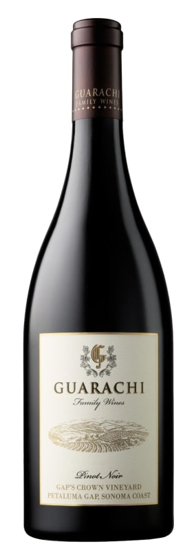 Guarachi Family Wines Gap's Crown Pinot Noir 2016 Front Bottle Shot