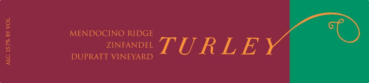 Turley DuPratt Zinfandel 2019 Front Label