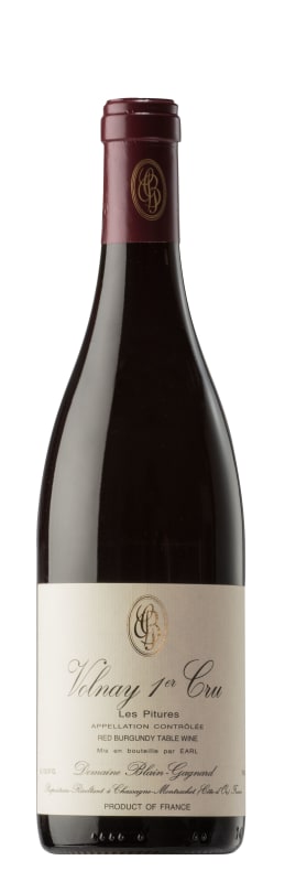 Domaine Blain-Gagnard Volnay Les Pitures Premier Cru 2019 Front Bottle Shot