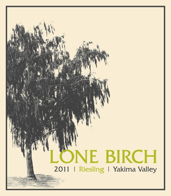 Lone Birch Wines Riesling 2011 Front Label