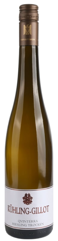 Kuhling-Gillot Qvinterra Riesling Trocken 2022 Front Bottle Shot