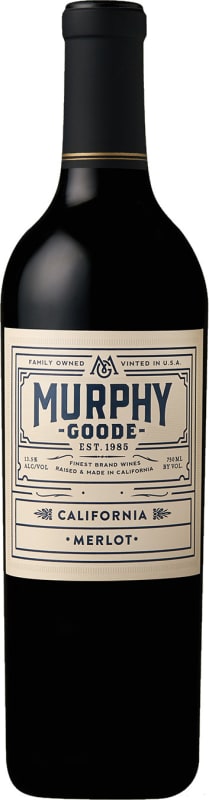 Murphy-Goode California Merlot 2019 Front Bottle Shot