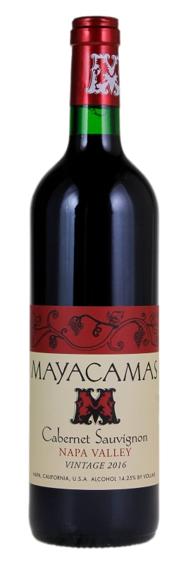 Mayacamas Cabernet Sauvignon (375ML half-bottle) 2016 Front Bottle Shot