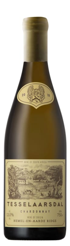 Tesselaarsdal Chardonnay 2019 Front Bottle Shot