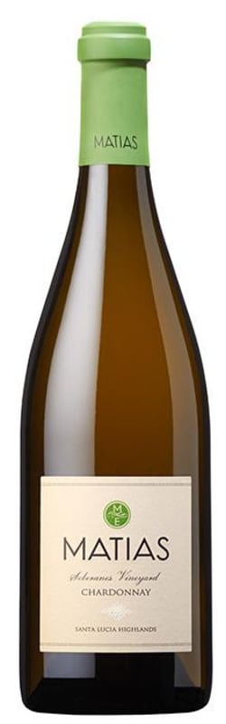 Matias Santa Lucia Highlands Soberanes Vineyard Chardonnay 2014 Front Bottle Shot