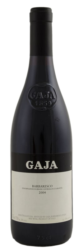 Gaja Barbaresco 2004 Front Bottle Shot