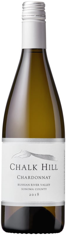 Chalk Hill Sonoma Coast Chardonnay 2018 Front Bottle Shot