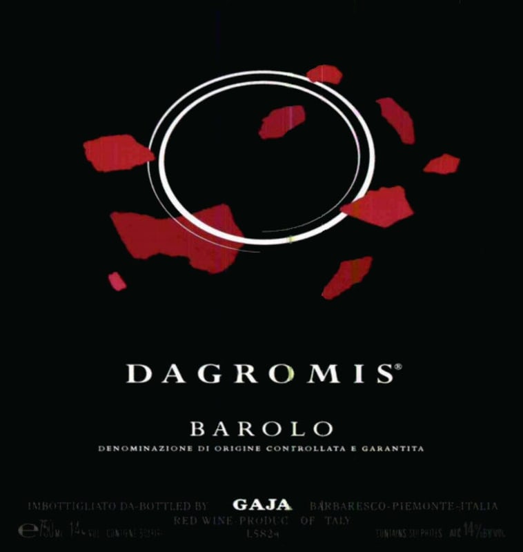 Gaja DaGromis Barolo 2004 Front Label