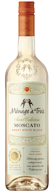 Menage a Trois Sweet Collection Moscato Front Bottle Shot