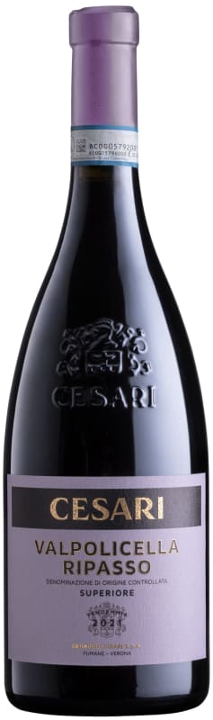Cesari Valpolicella Ripasso Superiore 2022 Front Bottle Shot