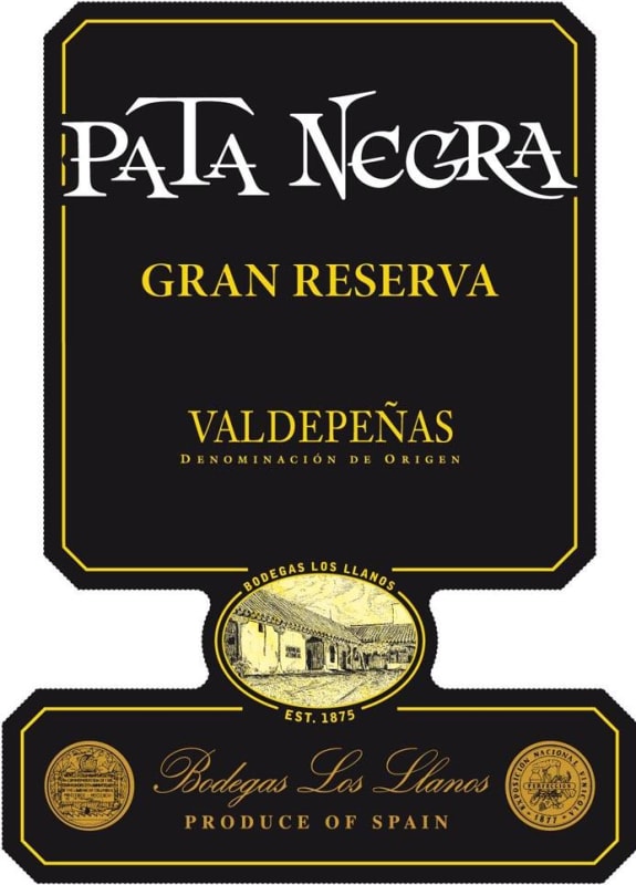 Pata Negra Gran Reserva 2008 Front Label