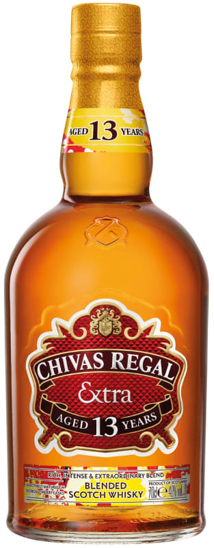 Chivas Regal Extra 13 Year Blended Scotch Whisky Front Bottle Shot