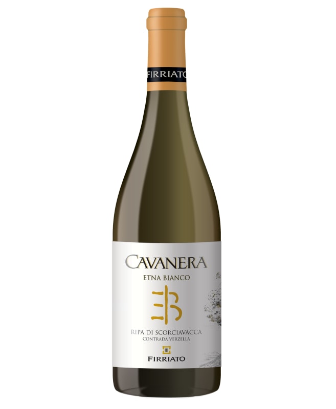 Firriato Cavanera Etna Bianco 2022 Front Bottle Shot