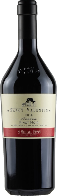 St. Michael-Eppan Sanct Valentin Pinot Noir Riserva 2016 Front Bottle Shot