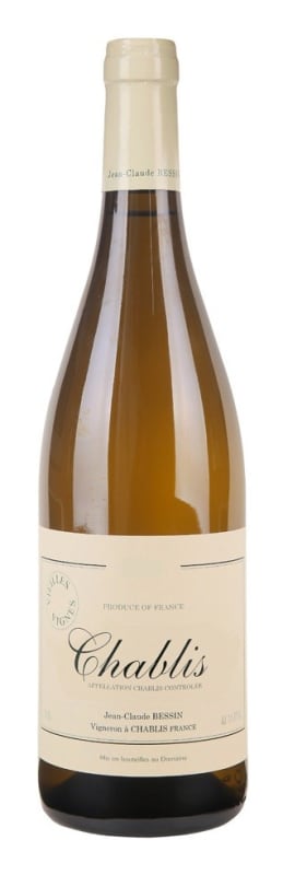 Jean-Claude Bessin Chablis Vieilles Vignes 2018 Front Bottle Shot