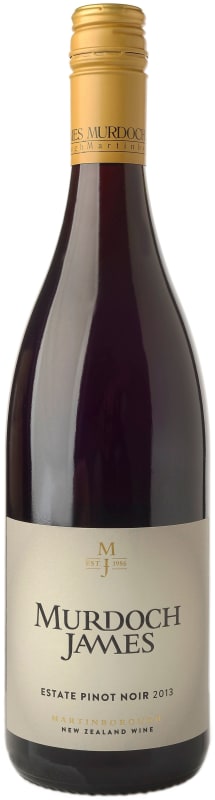 Murdoch James Estate Pinot Noir 2013 Front Bottle Shot