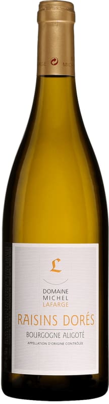 Domaine Michel Lafarge Bourgogne Aligote Raisins Dores 2020 Front Bottle Shot
